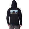 Columbia mens Trek Hoodie(Black  Checkered Range Graphic)