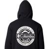 Columbia mens Trek Hoodie(Black/Button Badge)
