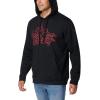 Columbia mens Trek Hoodie(Black/Canada Treescape)