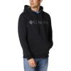 Columbia mens Trek Hoodie(Black/City Grey)