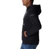 Columbia mens Trek Hoodie(Black/Csc Stacked Logo)