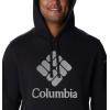 Columbia mens Trek Hoodie(Black/Csc Stacked Logo)