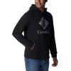 Columbia mens Trek Hoodie(Black/Csc Stacked Logo)