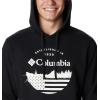 Columbia mens Trek Hoodie(Black/Fun With Flags Graphic)