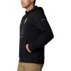 Columbia mens Trek Hoodie(Black/Linear Drifts)
