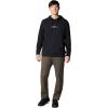 Columbia mens Trek Hoodie(Black/Puff Box Gem Logo)