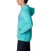 Columbia mens Trek Hoodie(Bright Aqua Heather/Treestriped Flag)