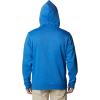 Columbia mens Trek Hoodie(Bright Indigo Heather/Treestriped Flag)