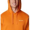 Columbia mens Trek Hoodie(Bright Orange  Csc Sleeve Logo)