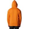 Columbia mens Trek Hoodie(Bright Orange  Csc Sleeve Logo)