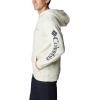 Columbia mens Trek Hoodie(Chalk/Csc Sleeve Logo)