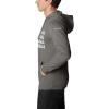 Columbia mens Trek Hoodie(Charcoal Heather  Treeline Flag Graphic)