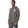 Columbia mens Trek Hoodie(Charcoal Heather/Boxy Brand)