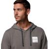 Columbia mens Trek Hoodie(Charcoal Heather/Boxy Brand)