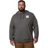 Columbia mens Trek Hoodie(Charcoal Heather/Boxy Brand)