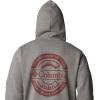 Columbia mens Trek Hoodie(Charcoal Heather/Button Badge)