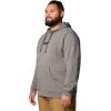 Columbia mens Trek Hoodie(Charcoal Heather/Puff Box Gem Logo)