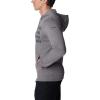 Columbia mens Trek Hoodie(City Grey Heather/Treestriped Flag)