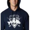 Columbia mens Trek Hoodie(Collegiate Navy Freshwater Graphic)