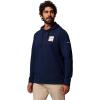Columbia mens Trek Hoodie(Collegiate Navy/Boxy Brand)