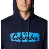 Columbia mens Trek Hoodie(Collegiate Navy/Hex Script)