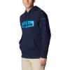 Columbia mens Trek Hoodie(Collegiate Navy/Hex Script)