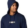 Columbia mens Trek Hoodie(Collegiate Navy/Puff Box Gem Logo)