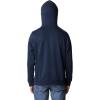Columbia mens Trek Hoodie(Collegiate Navy/Us Flag Stamp)