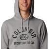 Columbia mens Trek Hoodie(Colm Grey Heather  College Life Graphic)