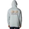 Columbia mens Trek Hoodie(Colm Grey Hthr  Checkered Range Graphic)