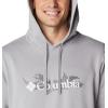 Columbia mens Trek Hoodie(Columbia Grey/Northwoods Brand)