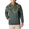 Columbia mens Trek Hoodie(Dark Coral/Centered Gem Logo)