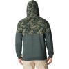 Columbia mens Trek Hoodie(Dark Coral/Centered Gem Logo)