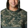 Columbia mens Trek Hoodie(Dark Coral/Centered Gem Logo)