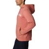 Columbia mens Trek Hoodie(Dark Coral/Csc Stacked Logo)