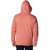 Columbia mens Trek Hoodie(Dark Coral/Treestriped Flag)