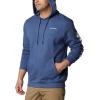 Columbia mens Trek Hoodie(Dark Mountain/Csc Sleeve Logo)