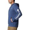 Columbia mens Trek Hoodie(Dark Mountain/Csc Sleeve Logo)
