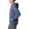 Columbia mens Trek Hoodie(Dark Mountain/Us Hood Flag)