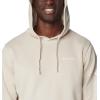 Columbia mens Trek Hoodie(Dark Stone/Csc Sleeve Logo)