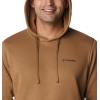 Columbia mens Trek Hoodie(Delta/Csc Sleeve Logo)