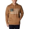 Columbia mens Trek Hoodie(Delta/Treestriped Flag)