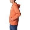 Columbia mens Trek Hoodie(Desert Orange/Csc Branded Logo)