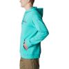 Columbia mens Trek Hoodie(Electric Turquoise)
