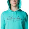 Columbia mens Trek Hoodie(Electric Turquoise)