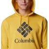 Columbia mens Trek Hoodie(Golden Nugget/Csc Stacked Graphic)