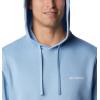Columbia mens Trek Hoodie(Jet Stream/Csc Sleeve Logo)