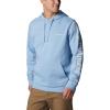 Columbia mens Trek Hoodie(Jet Stream/Csc Sleeve Logo)