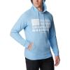 Columbia mens Trek Hoodie(Jet Stream/Treestriped Flag)
