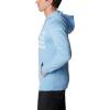 Columbia mens Trek Hoodie(Jet Stream/Treestriped Flag)